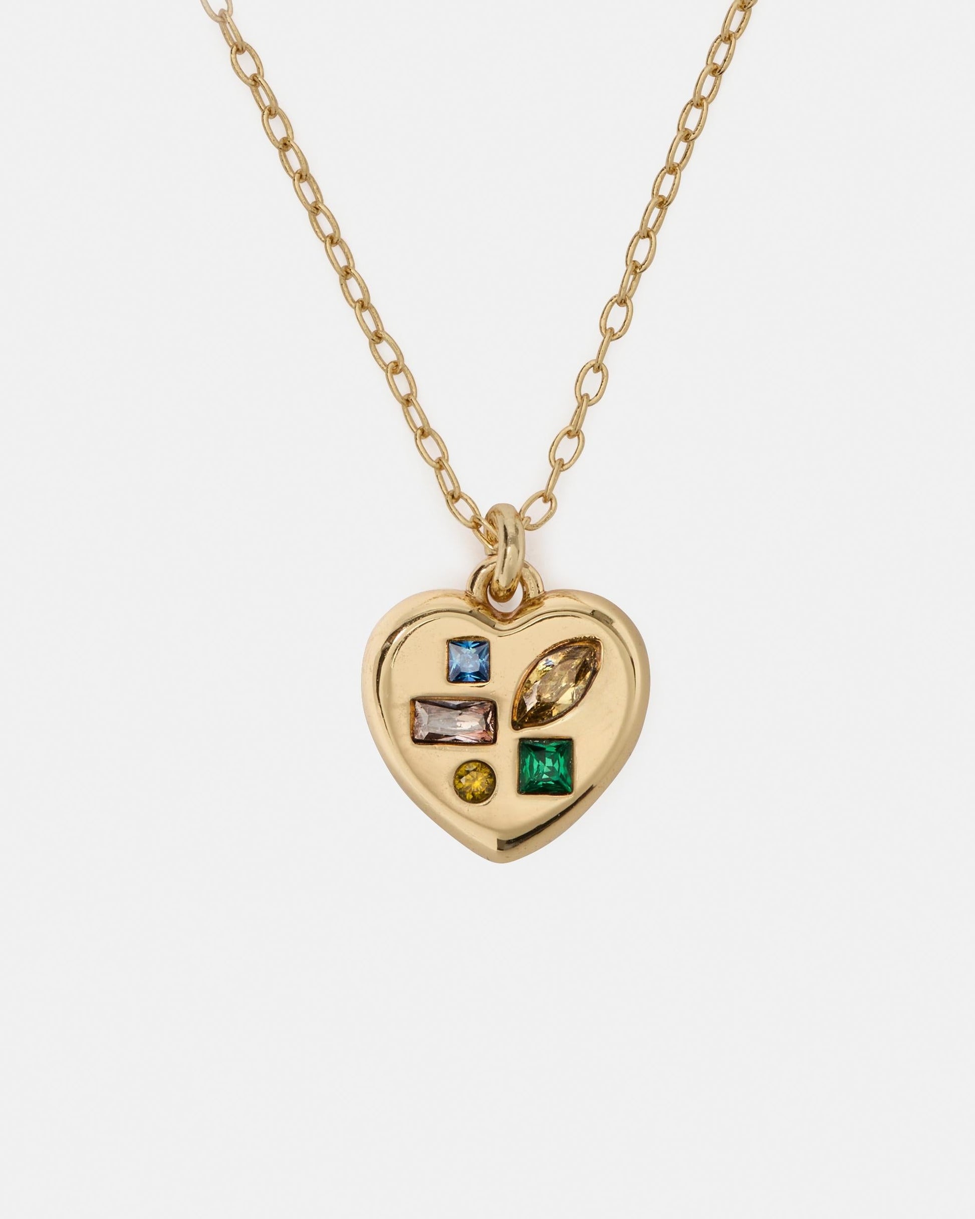 KM975-Self-Love Club Pendant-Gold Multi