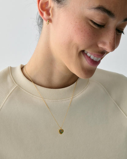 KM975-Self-Love Club Pendant-Gold Multi