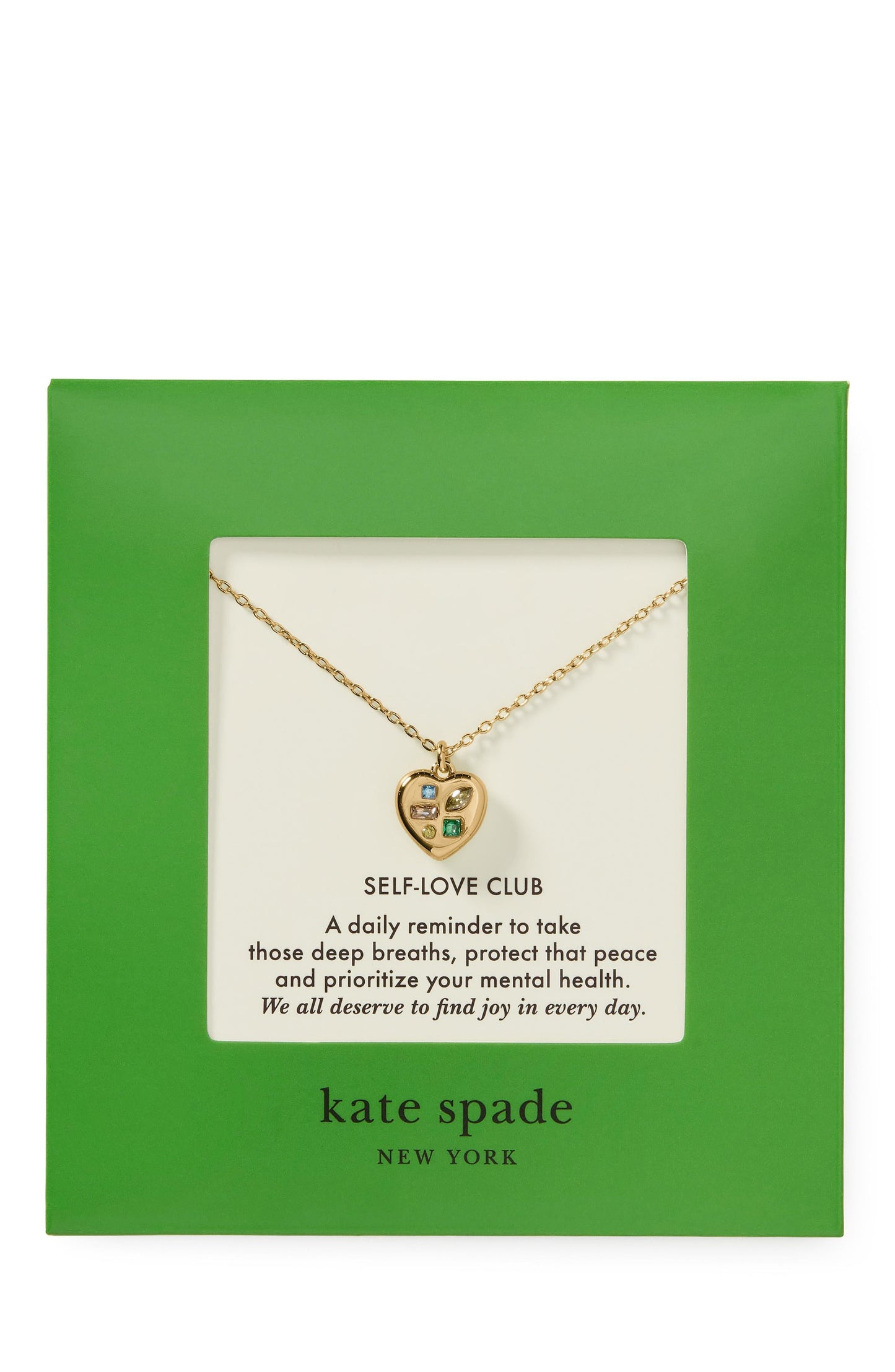 KM975-Self-Love Club Pendant-Gold Multi