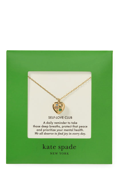 KM975-Self-Love Club Pendant-Gold Multi