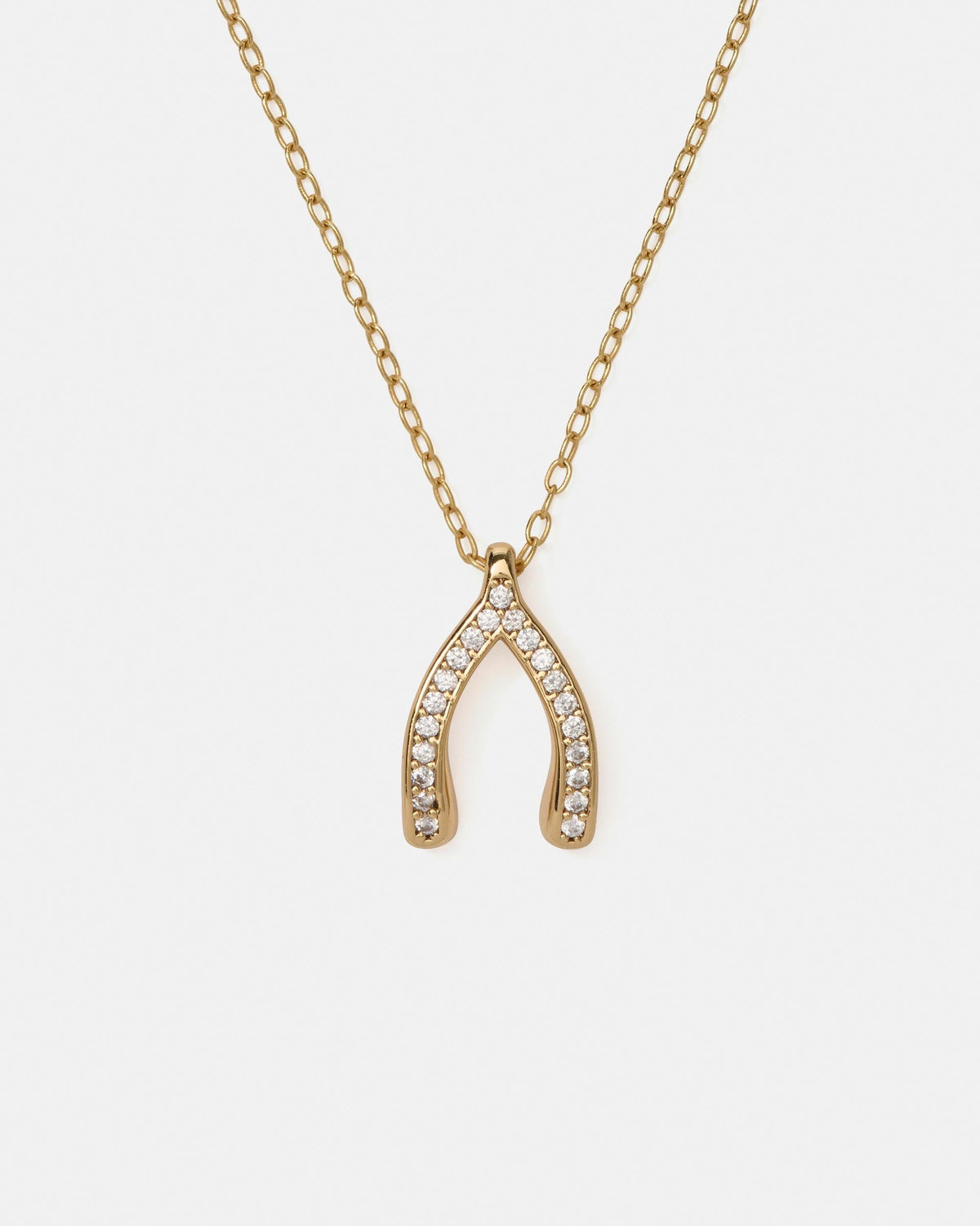 KM976-Dream Big Pendant-Clear/Gold