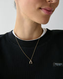 KM976-Dream Big Pendant-Clear/Gold