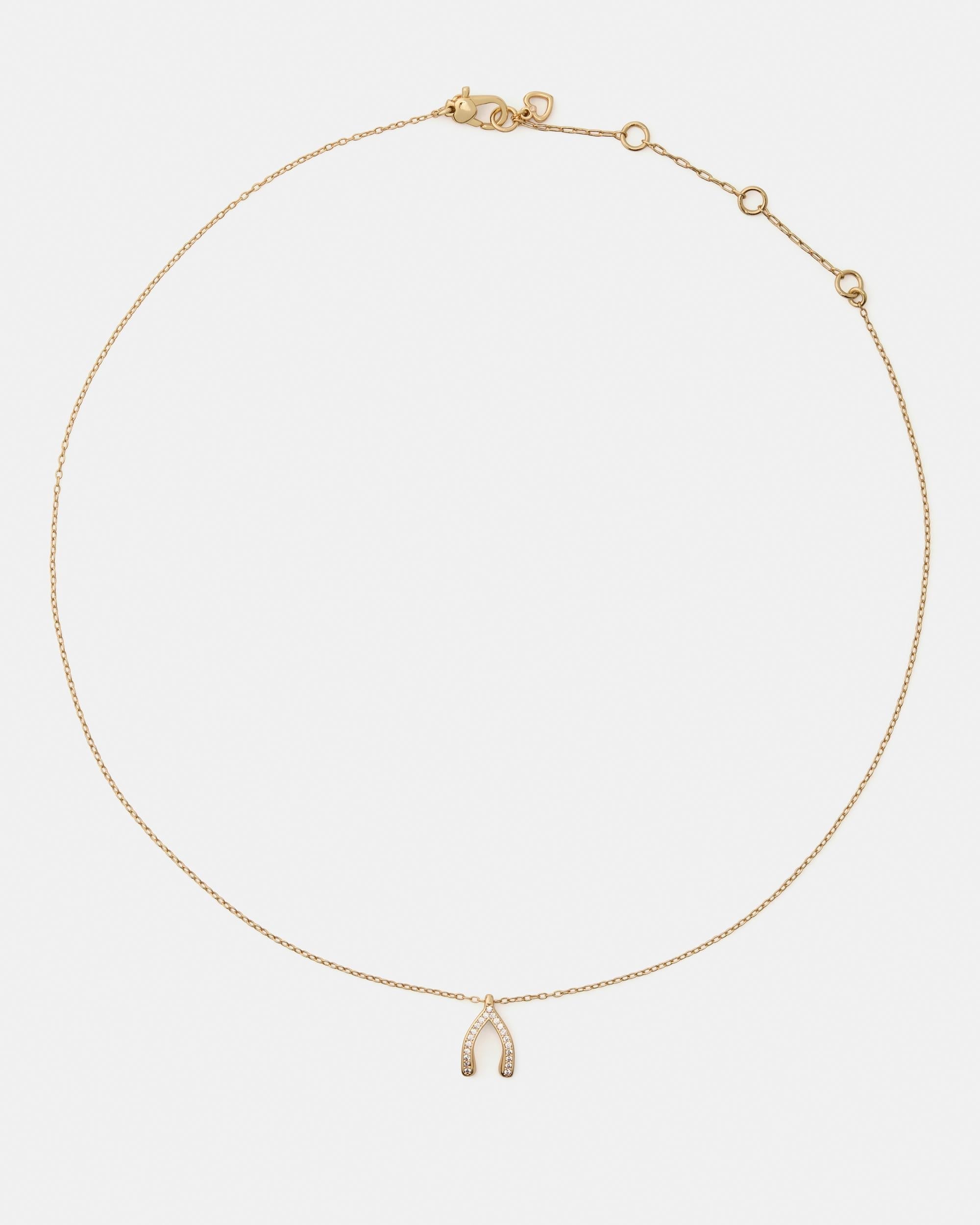 KM976-Dream Big Pendant-Clear/Gold