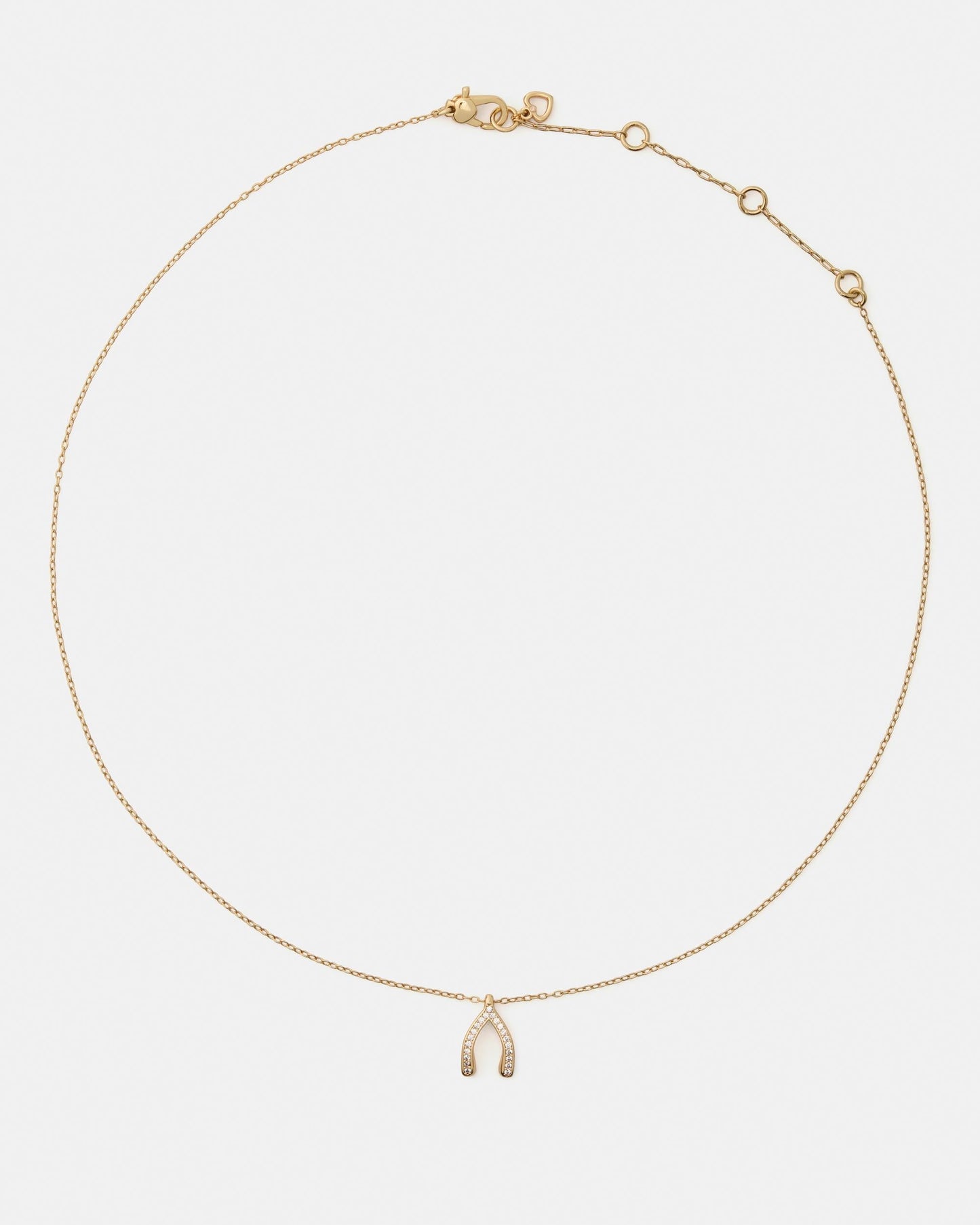 KM976-Dream Big Pendant-Clear/Gold