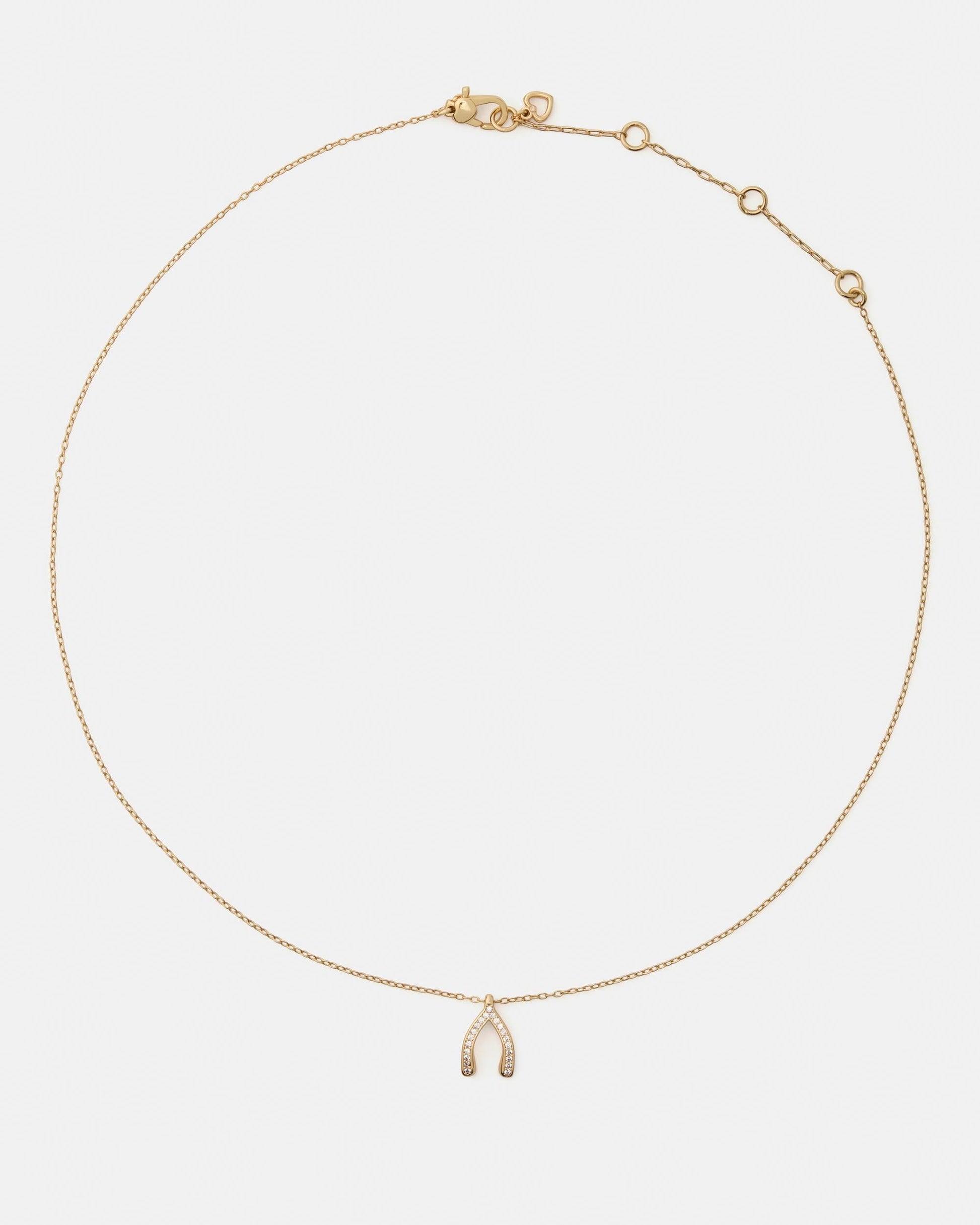 KM976-Dream Big Pendant-Clear/Gold