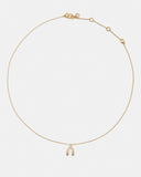 KM976-Dream Big Pendant-Clear/Gold