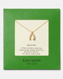 KM976-Dream Big Pendant-Clear/Gold