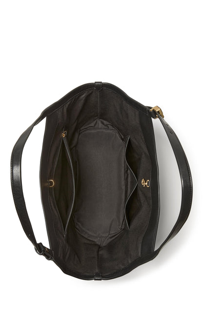 Deco Fine Grain Leather Tulip Tote