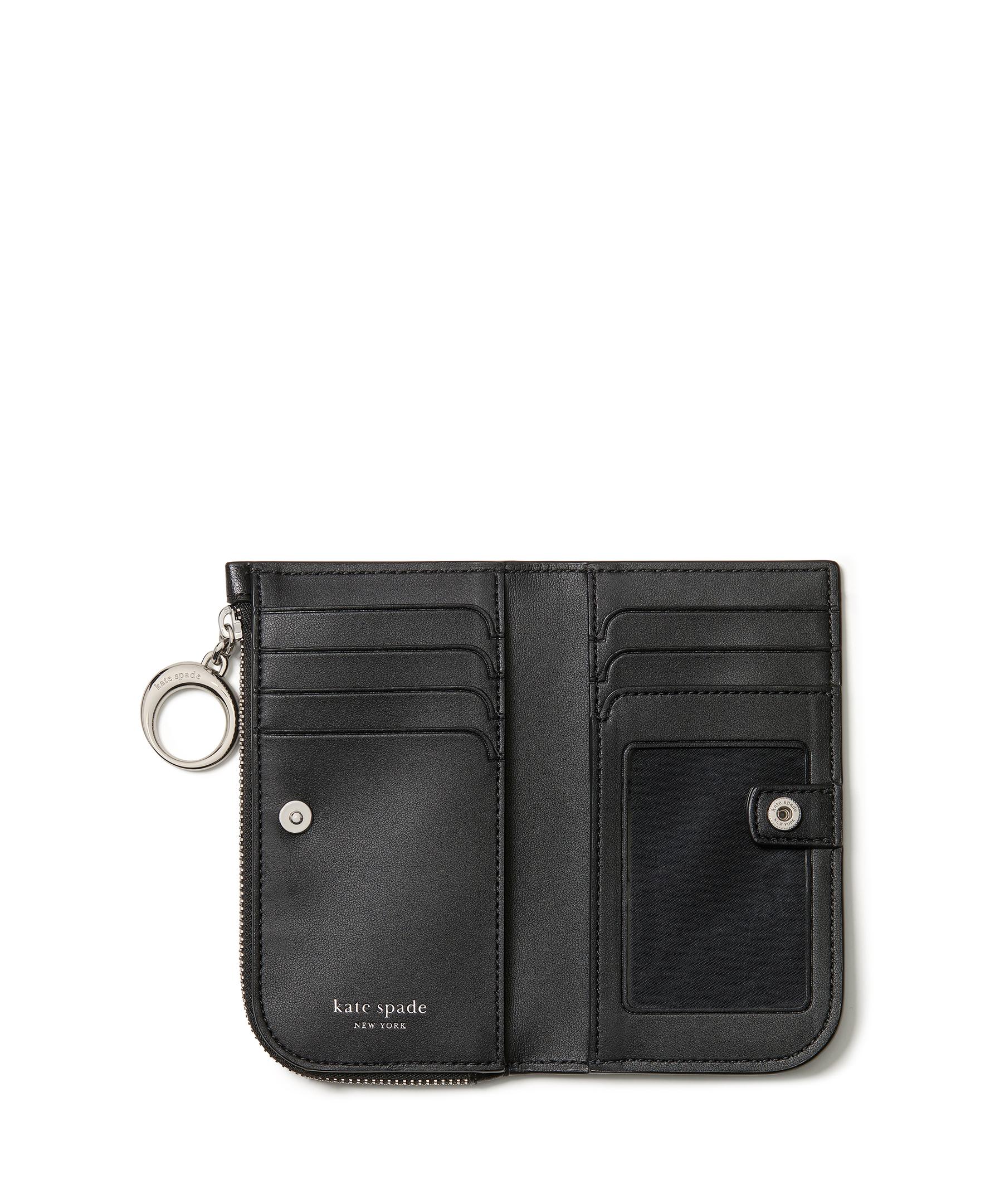 KN026-Halo Small Bifold Wallet-Black