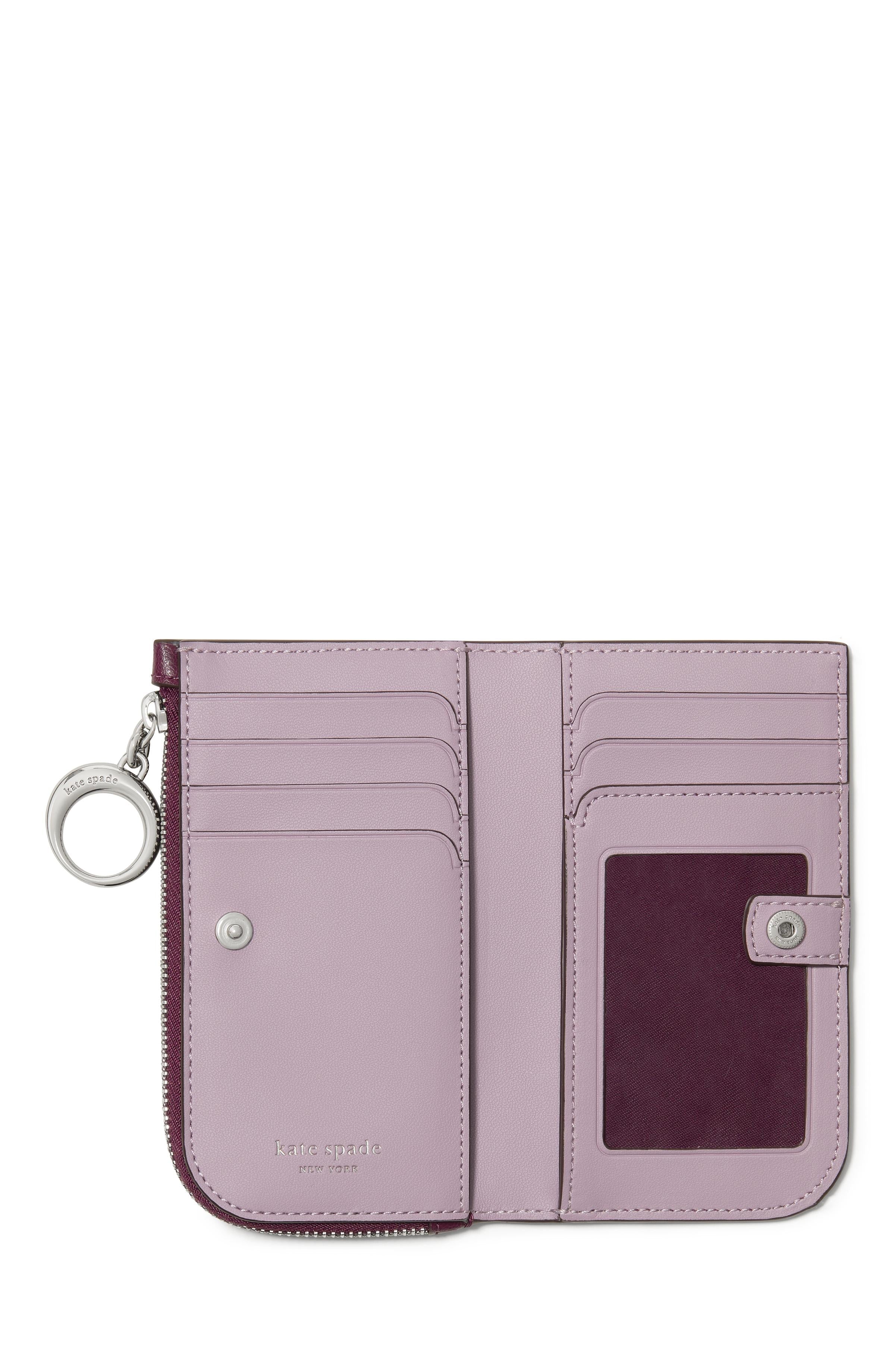 KN026-Halo Small Bifold Wallet-Purple Agate