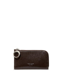KN027-Halo Glazed Small Bifold Wallet-Hot Fudge