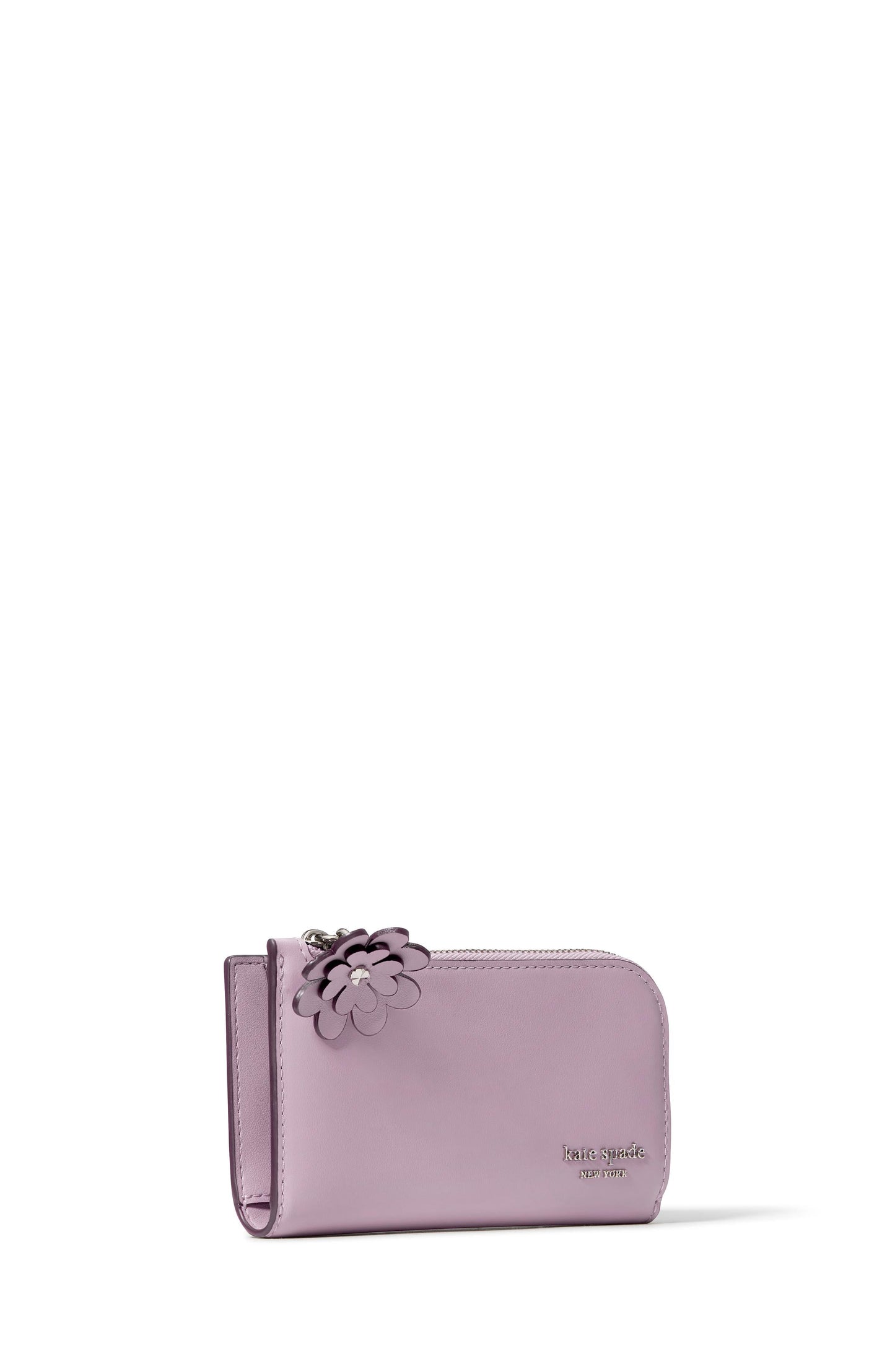 Devin Smooth Leather Small Slim Bifold Wallet W Novel Zip Pull