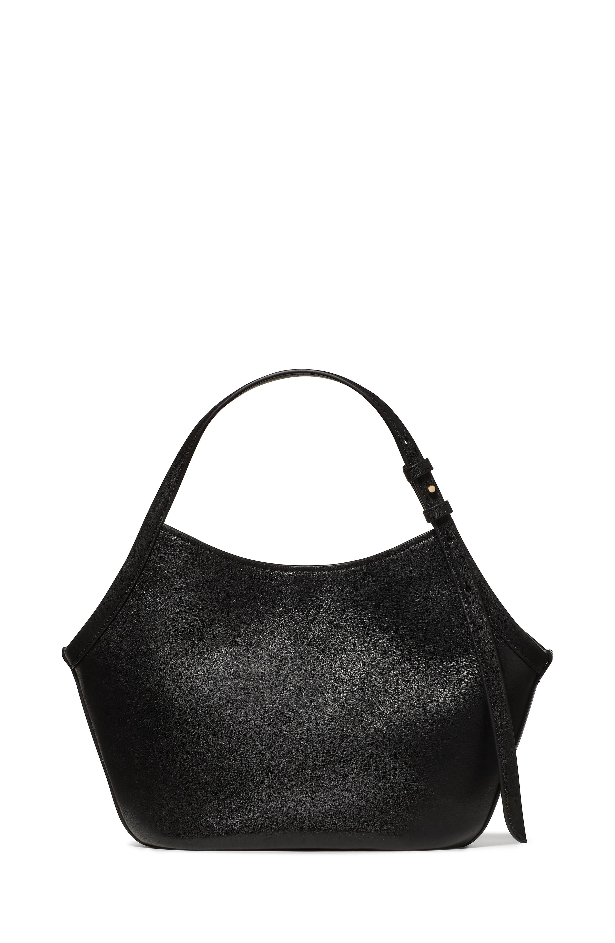 KN091-Deco Small Tulip Tote Bag-Black