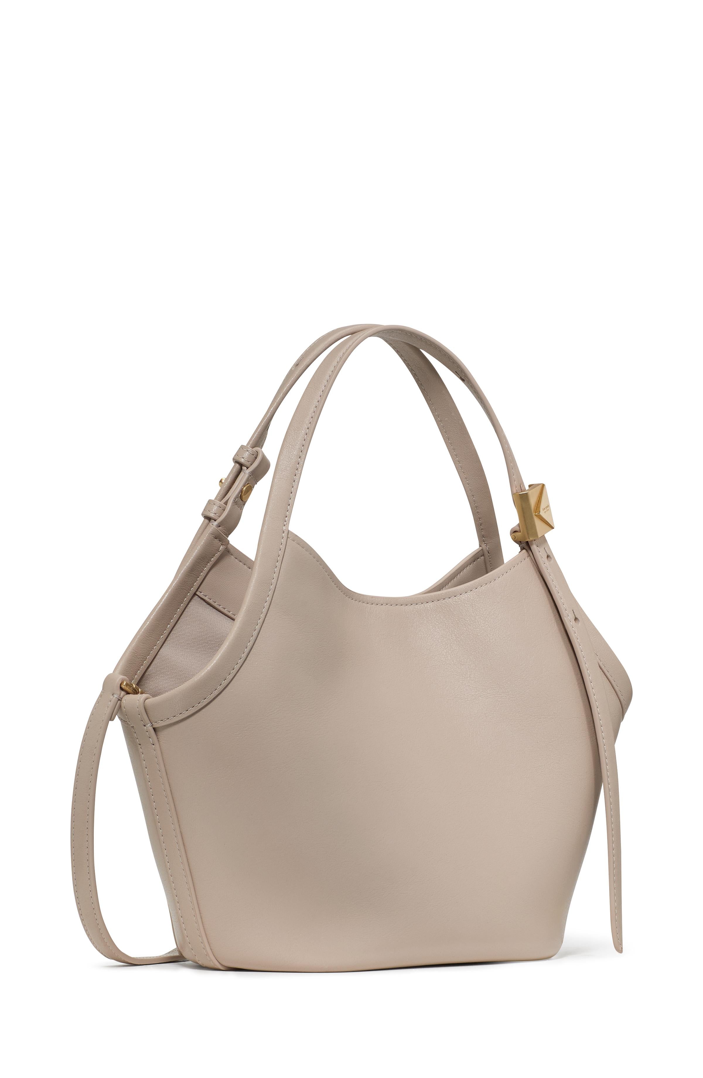 KN091-Deco Small Tulip Tote Bag-Quartz Pebble