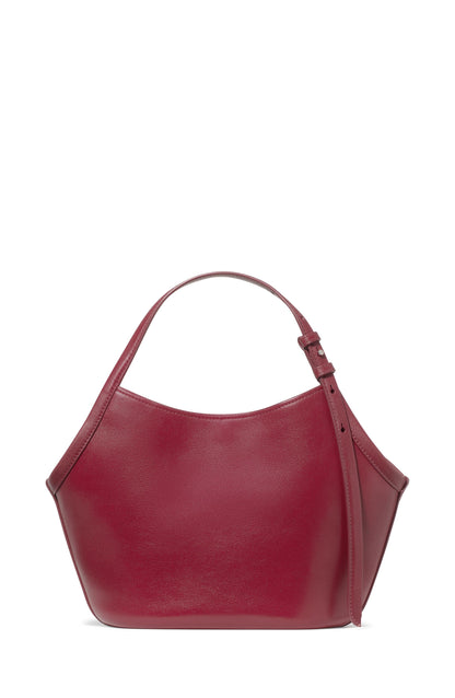 KN091-Deco Small Tulip Tote Bag-Red Jam