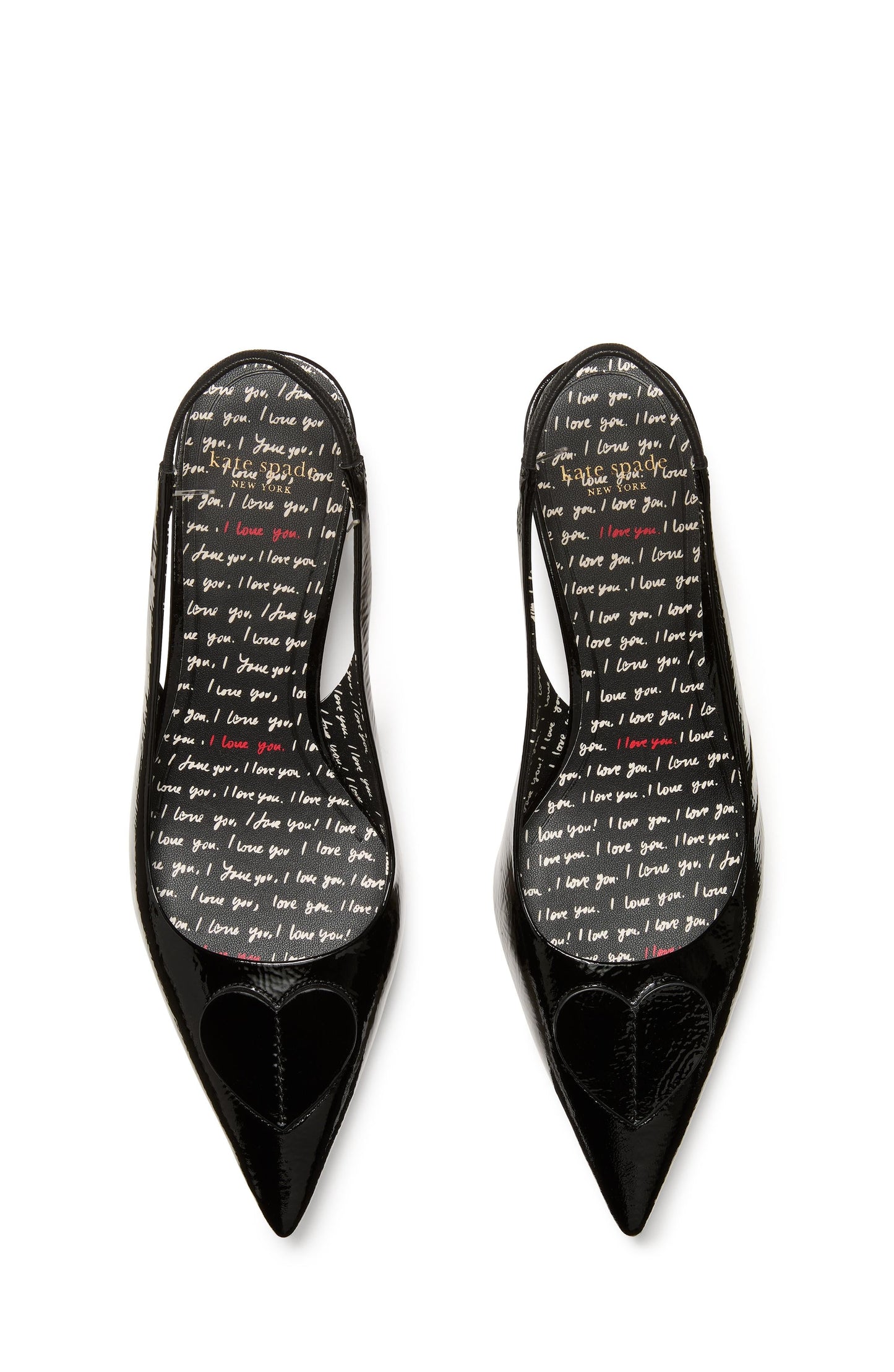 KN177-Lover Slingback Kitten Heel-Black