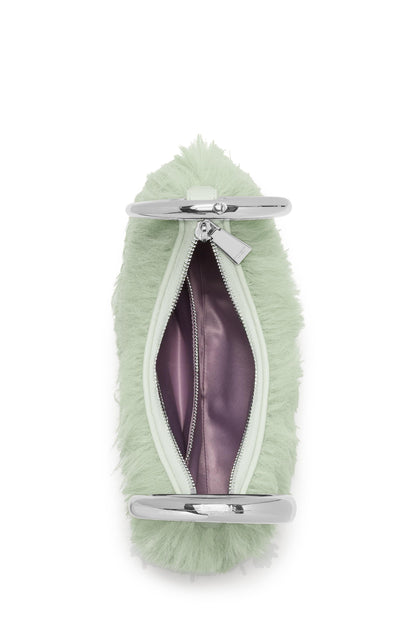 KN258-The Faux Fur Bangle Bag-Mint Frosting