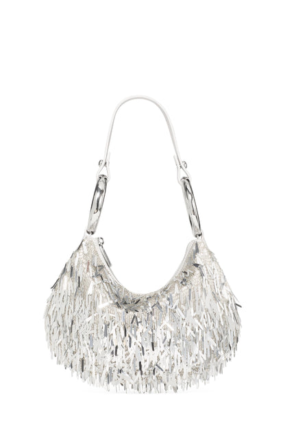 KN267-The Embellished Bangle Bag-Silver