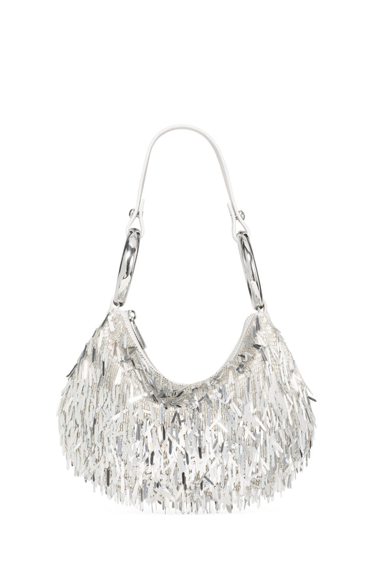 KN267-The Embellished Bangle Bag-Silver