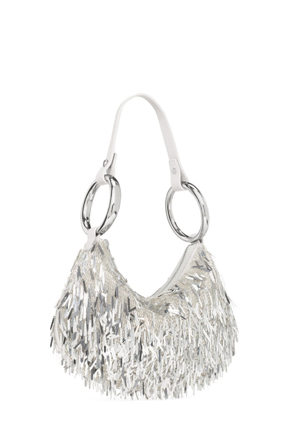 KN267-The Embellished Bangle Bag-Silver