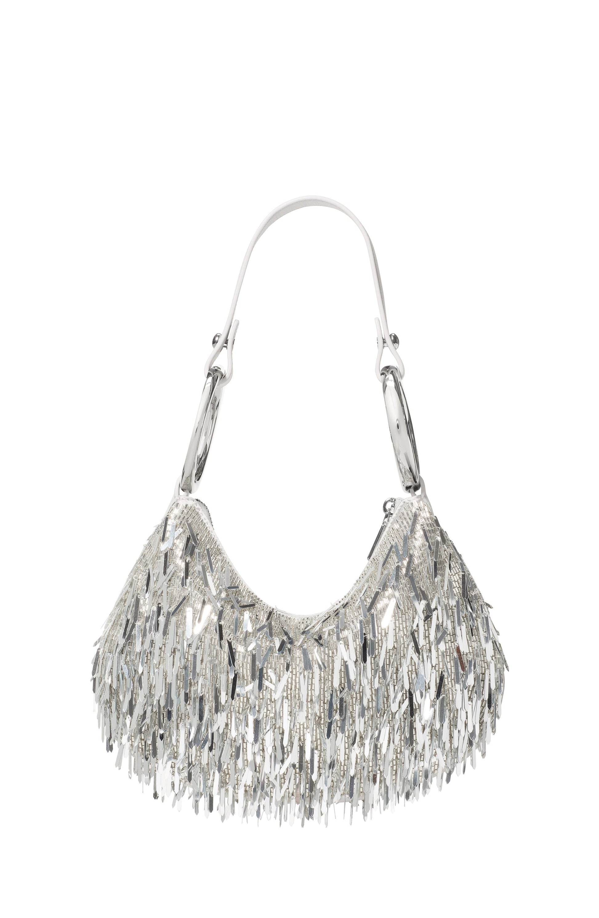KN267-The Embellished Bangle Bag-Silver