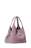 KN306-Deco Suede Crossbody Tote Bag-Market Purple Multi