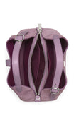 KN306-Deco Suede Crossbody Tote Bag-Market Purple Multi
