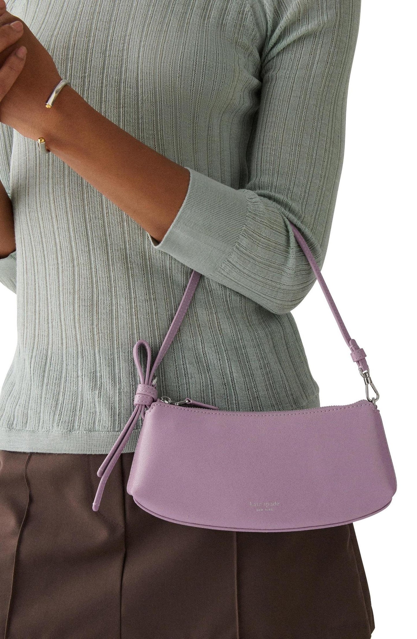 KN332-Loop Glazed Pochette-Market Purple