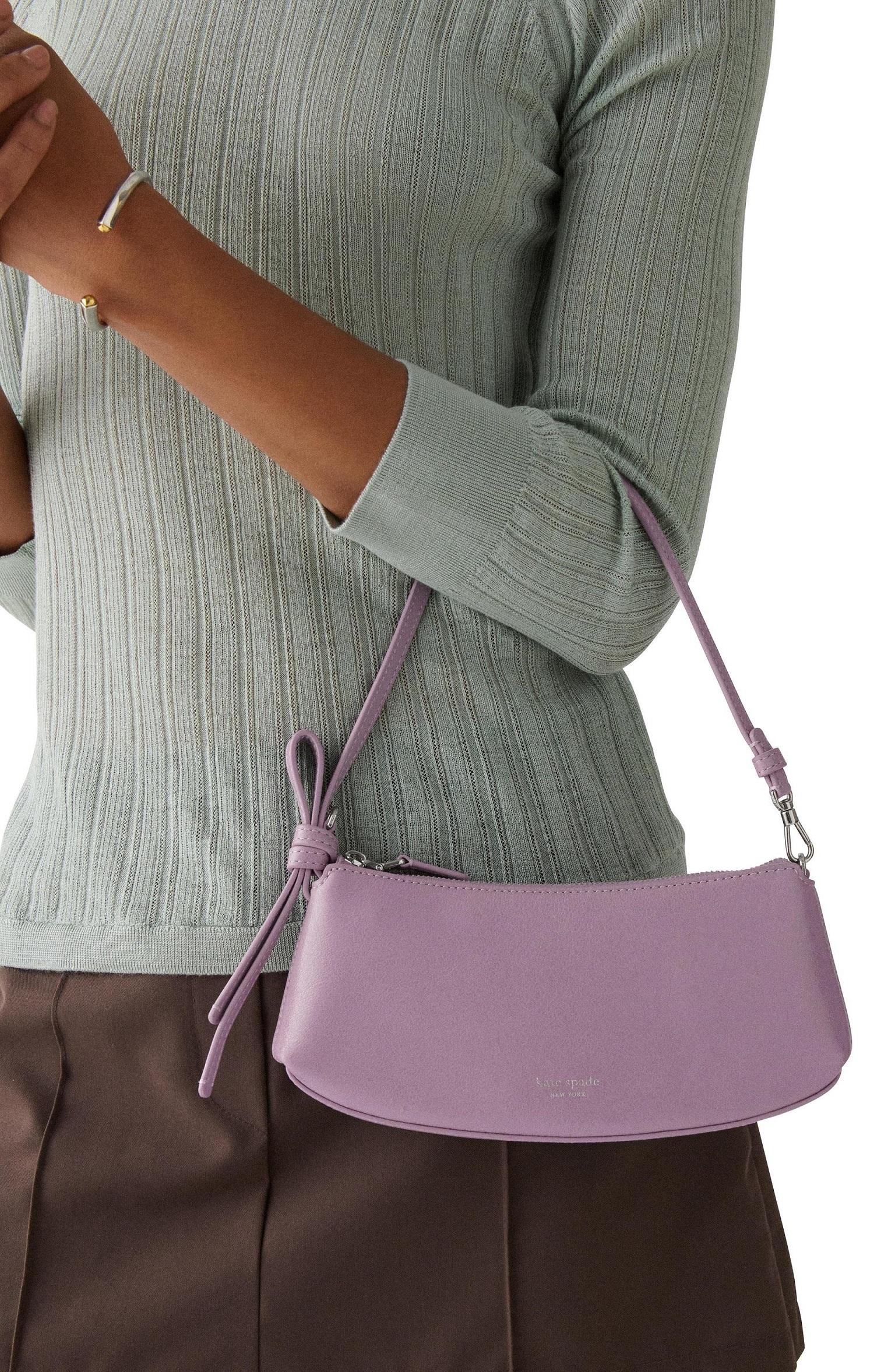 KN332-Loop Glazed Pochette-Market Purple