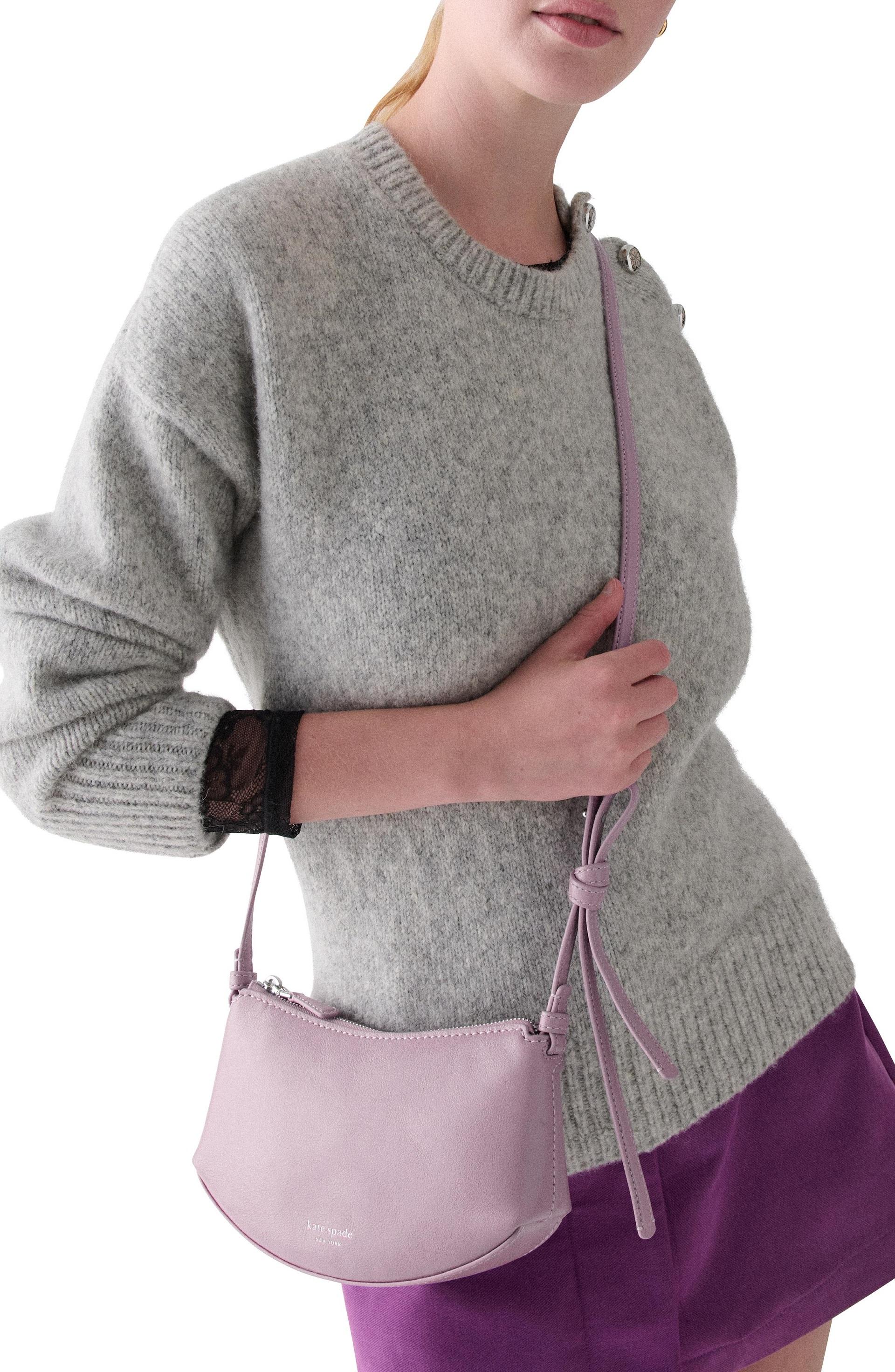 KN333-Loop Glazed Crossbody-Market Purple