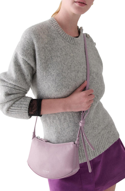 KN333-Loop Glazed Crossbody-Market Purple