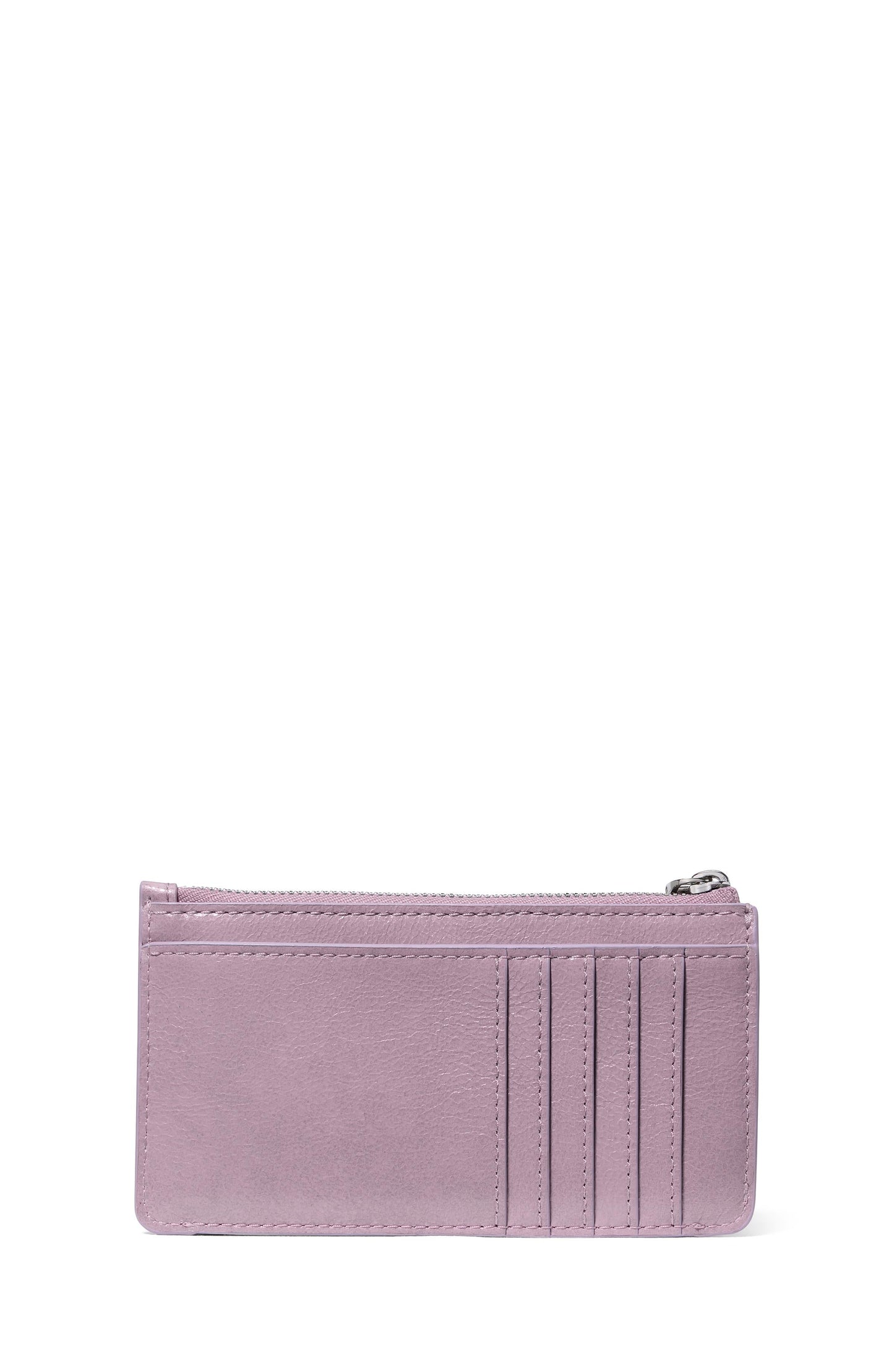 KN334-Loop East West Zip Card Case-Market Purple
