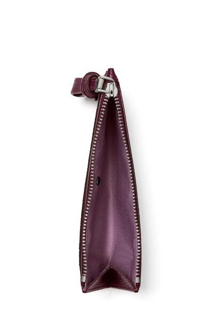 KN335-Loop East West Zip Card Case-Purple Agate