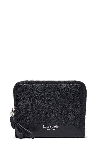 KN336-Loop Zip Around Wallet-Black