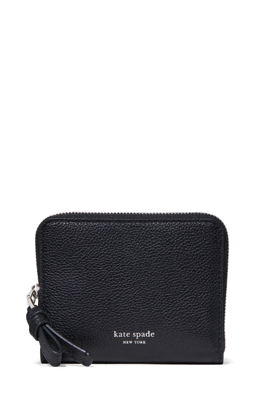 KN336-Loop Zip Around Wallet-Black