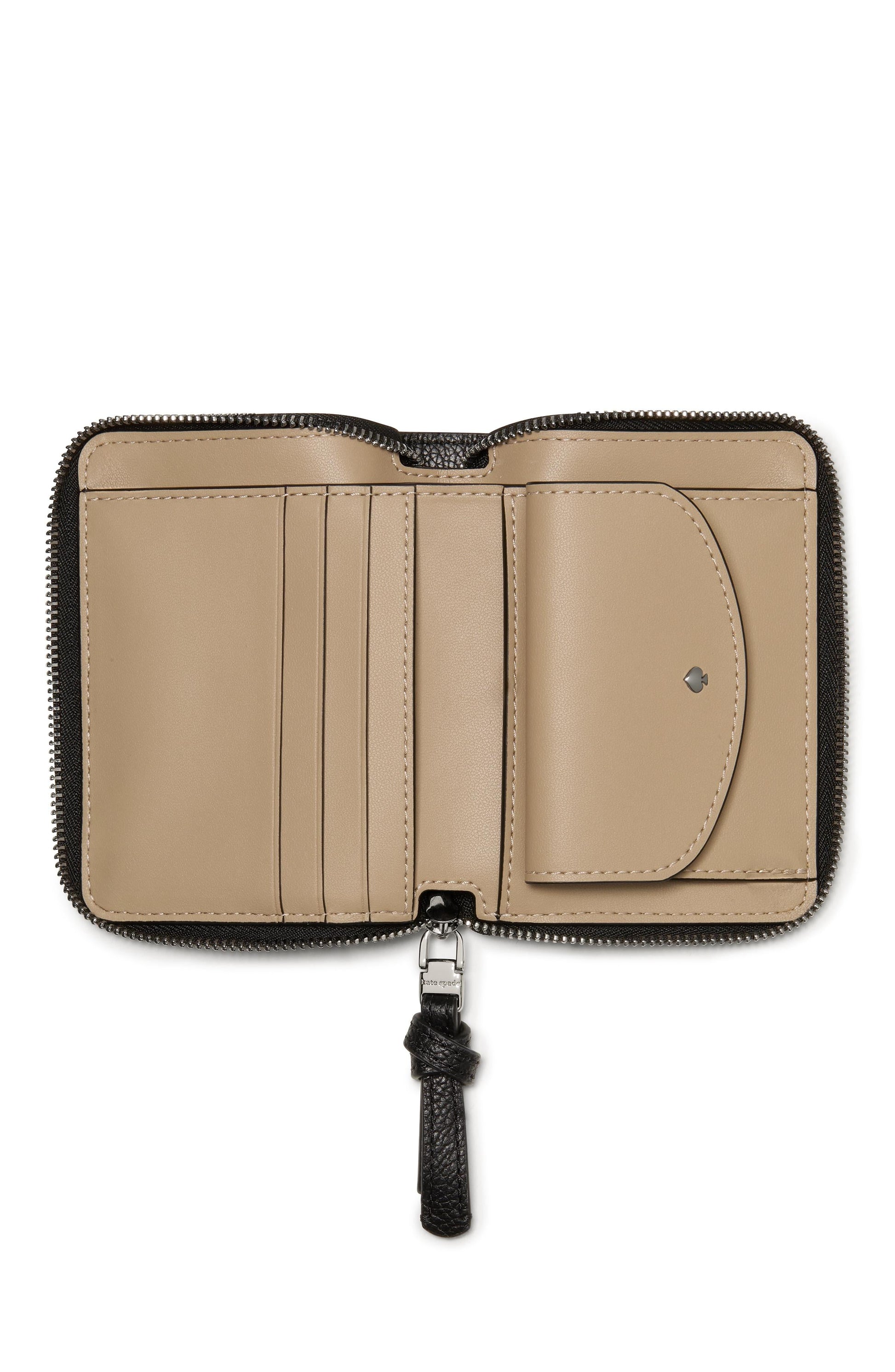 KN336-Loop Zip Around Wallet-Black