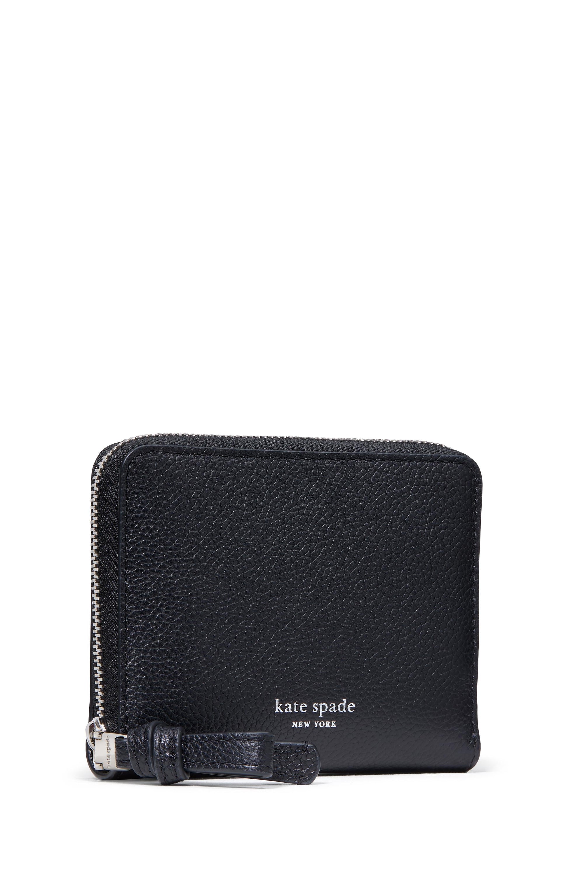 KN336-Loop Zip Around Wallet-Black