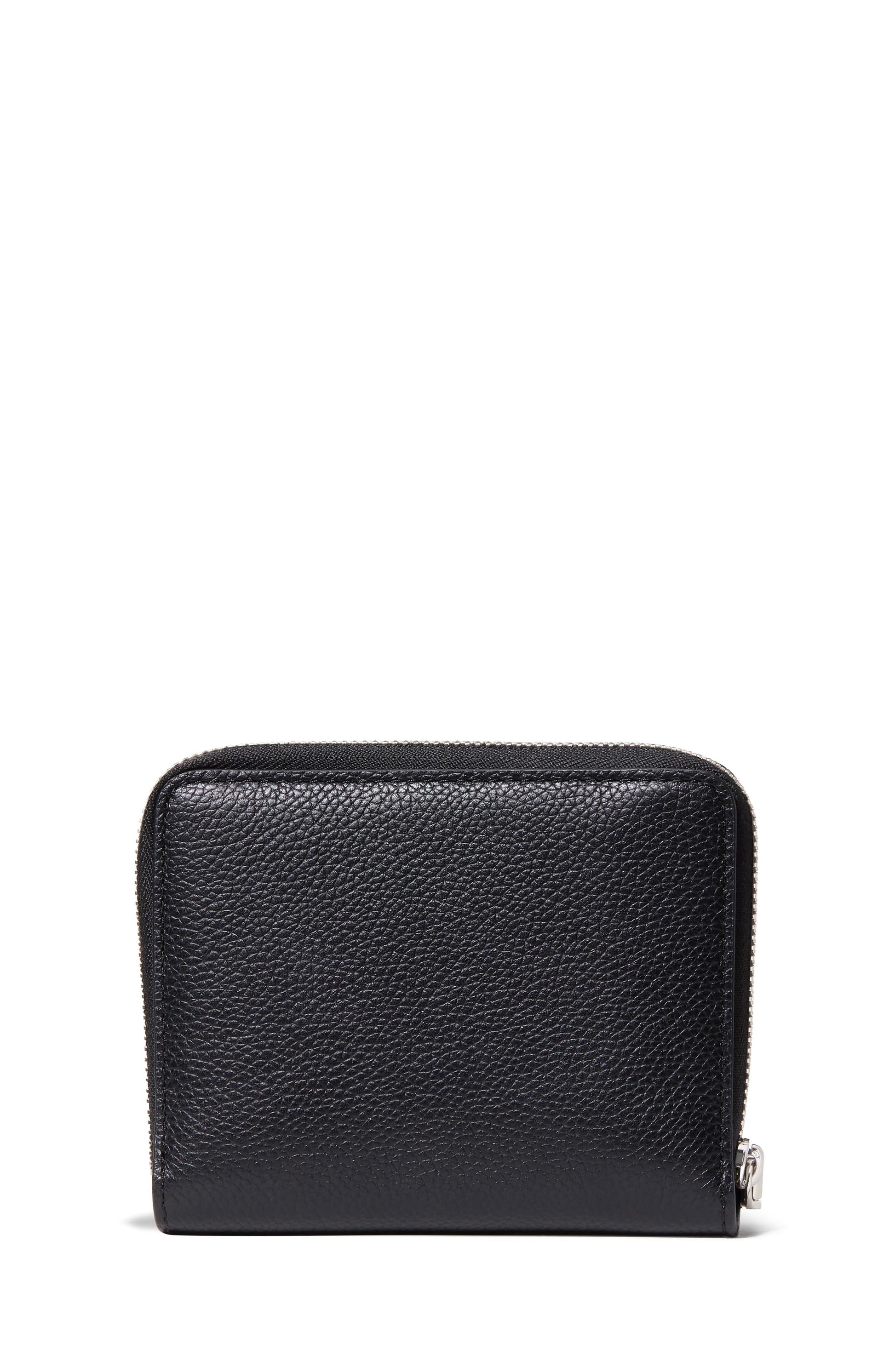 KN336-Loop Zip Around Wallet-Black