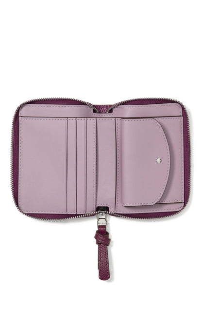 KN336-Loop Zip Around Wallet-Purple Agate