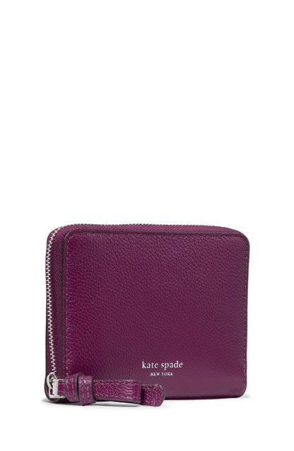 KN336-Loop Zip Around Wallet-Purple Agate