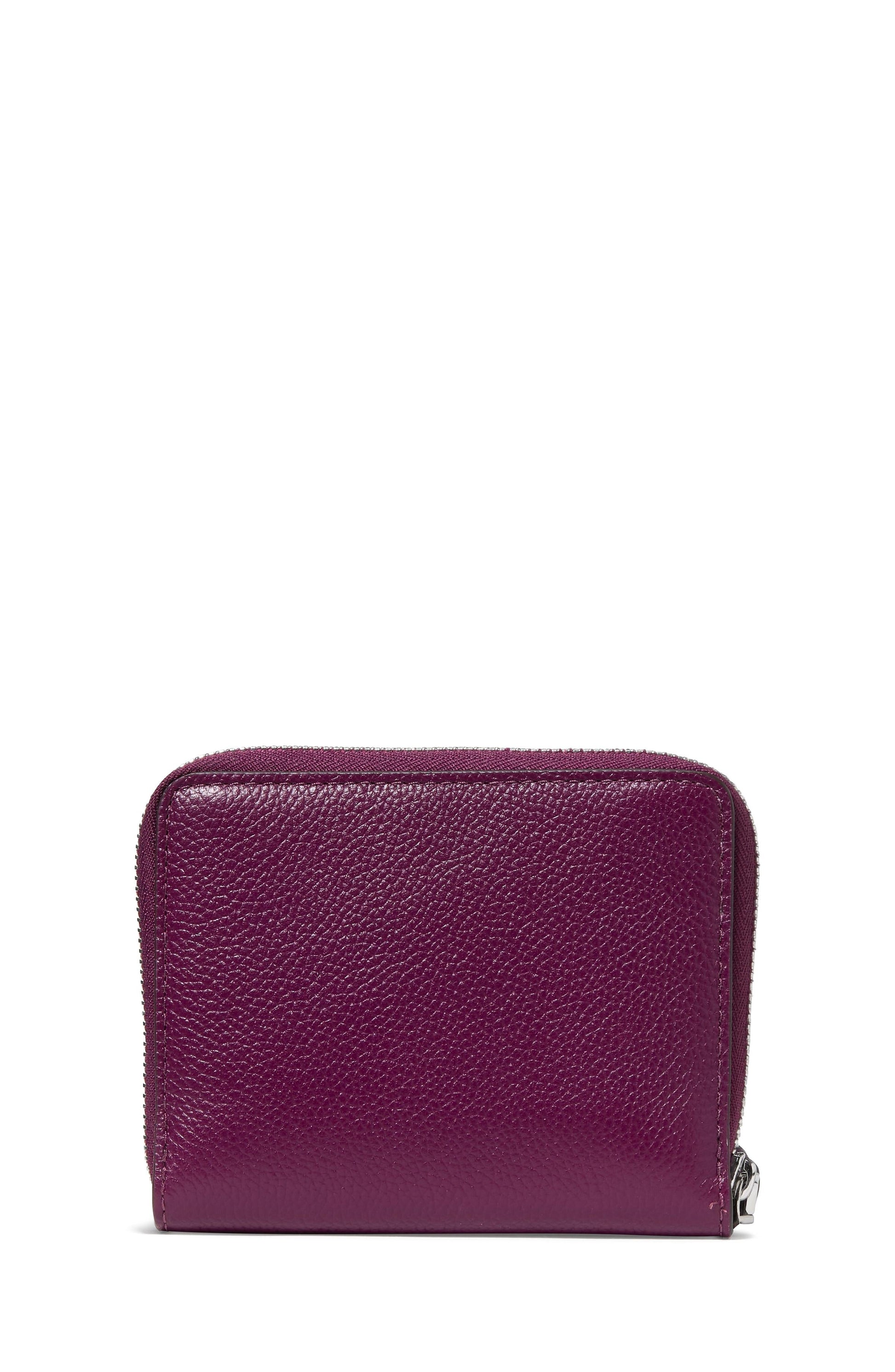 KN336-Loop Zip Around Wallet-Purple Agate