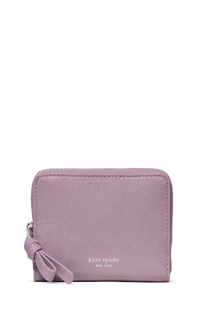 KN337-Loop Glazed Zip Around Wallet-Market Purple