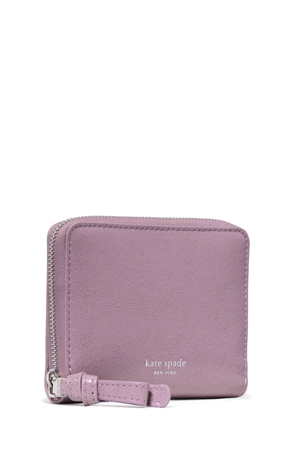 KN337-Loop Glazed Zip Around Wallet-Market Purple