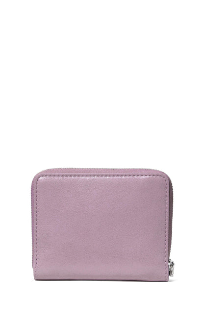 KN337-Loop Glazed Zip Around Wallet-Market Purple