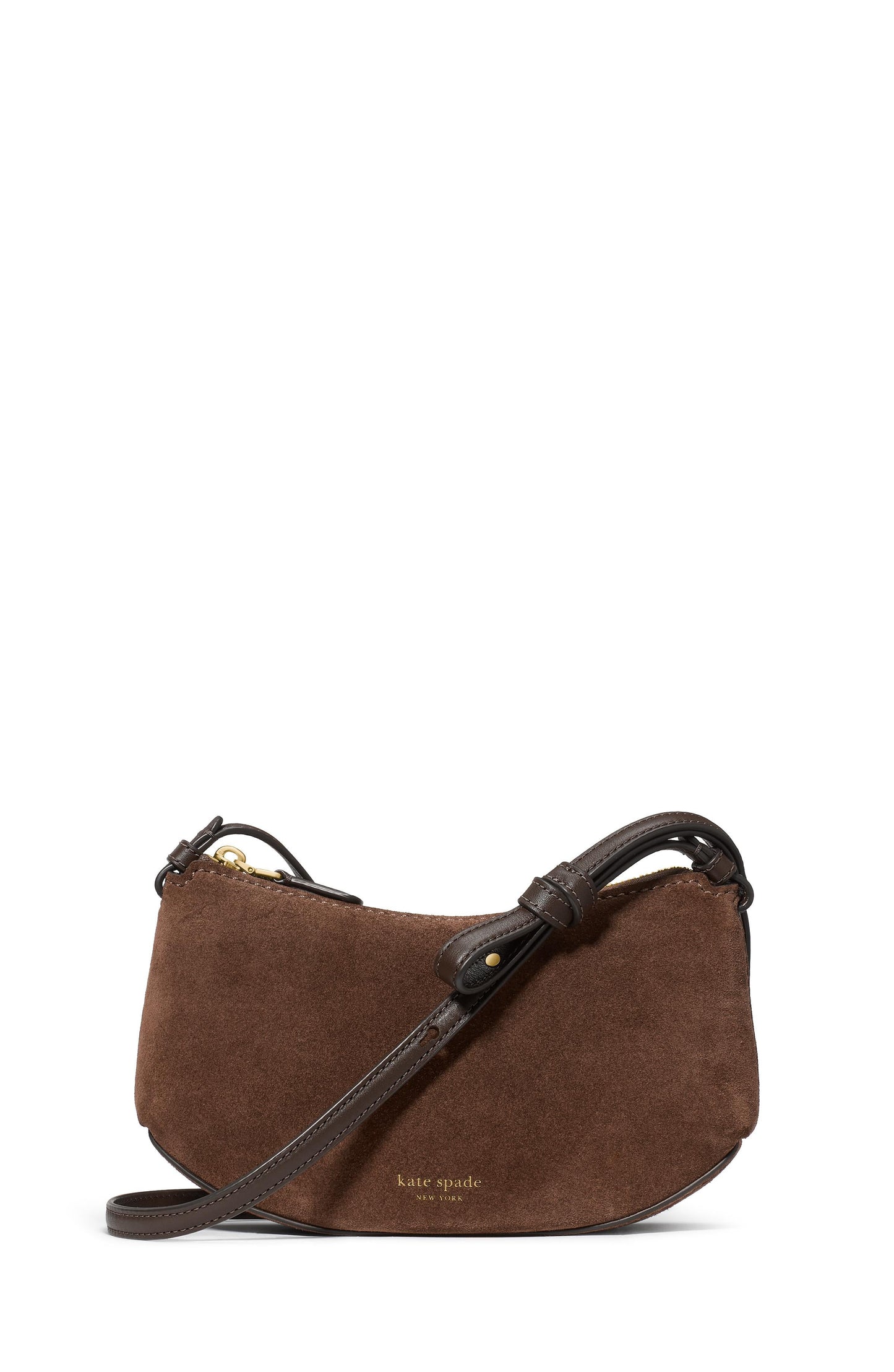 KN343-Loop Suede Crossbody-Hot Fudge Multi