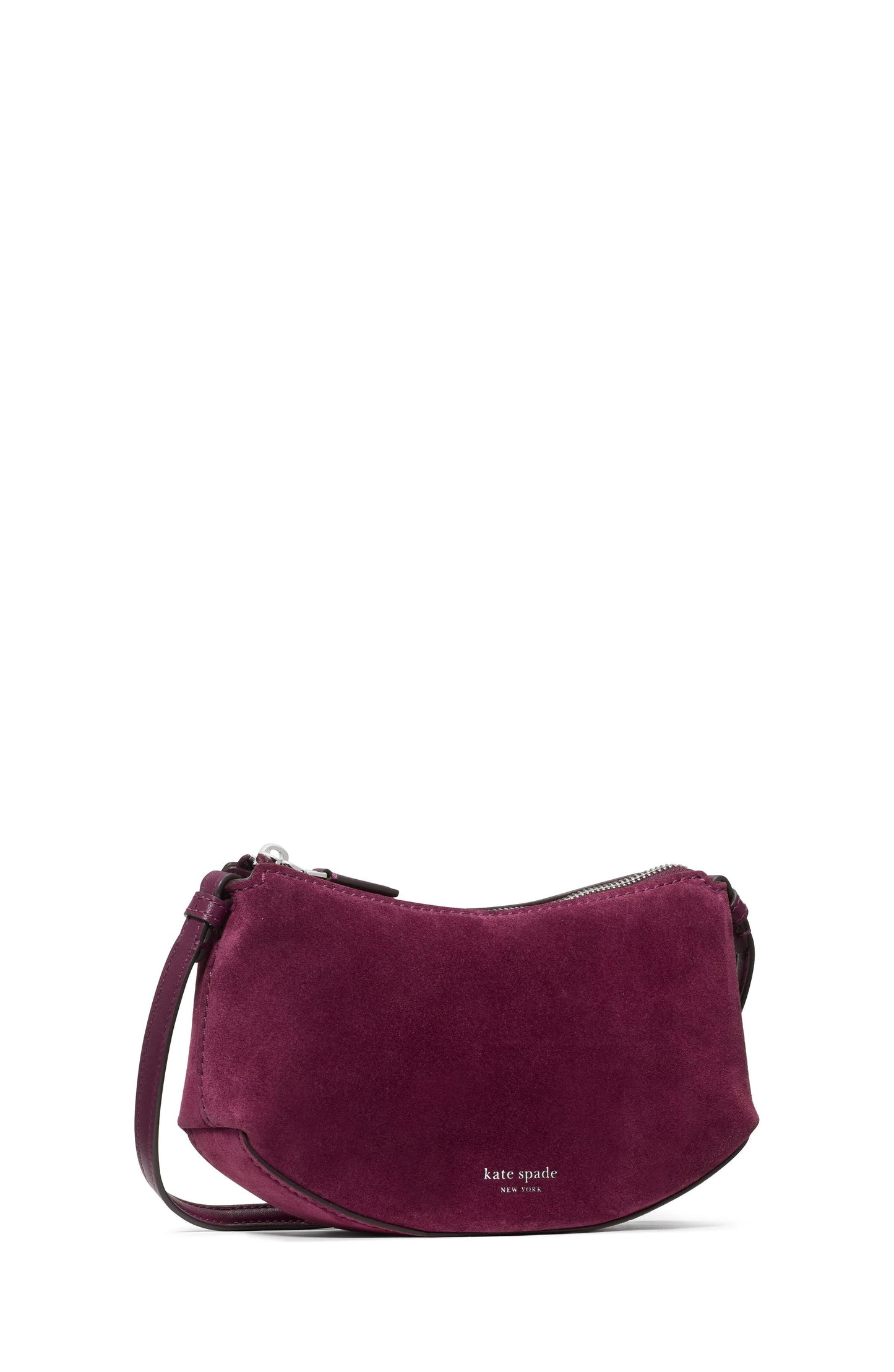 KN343-Loop Suede Crossbody-Purple Agate