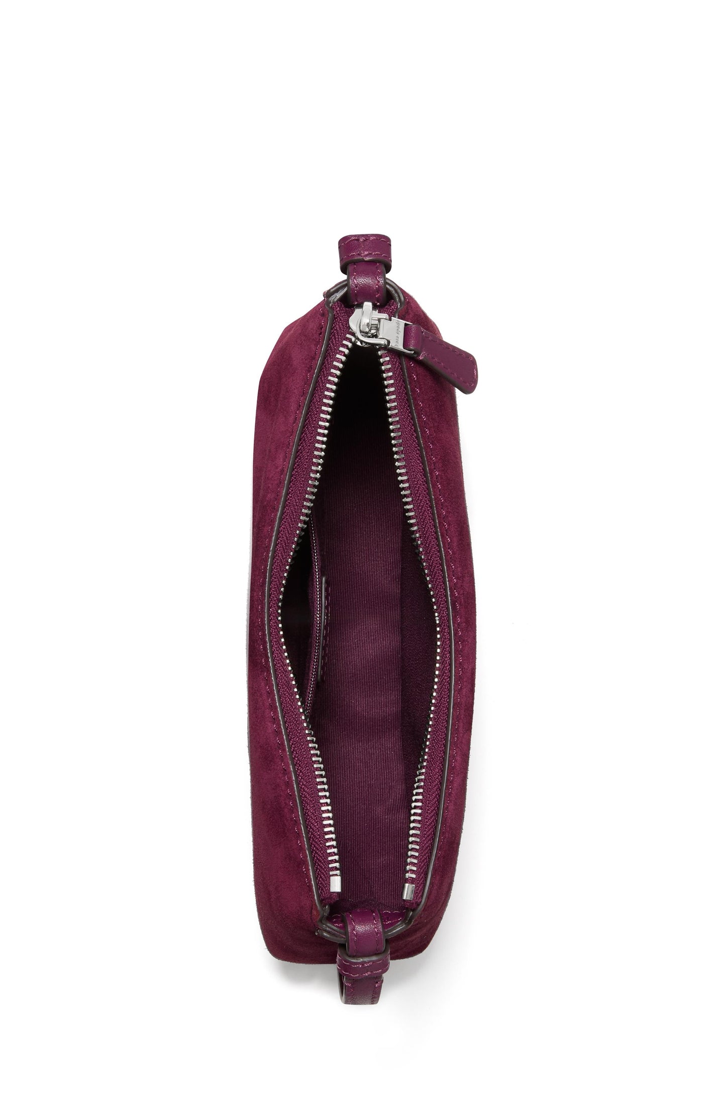 KN343-Loop Suede Crossbody-Purple Agate
