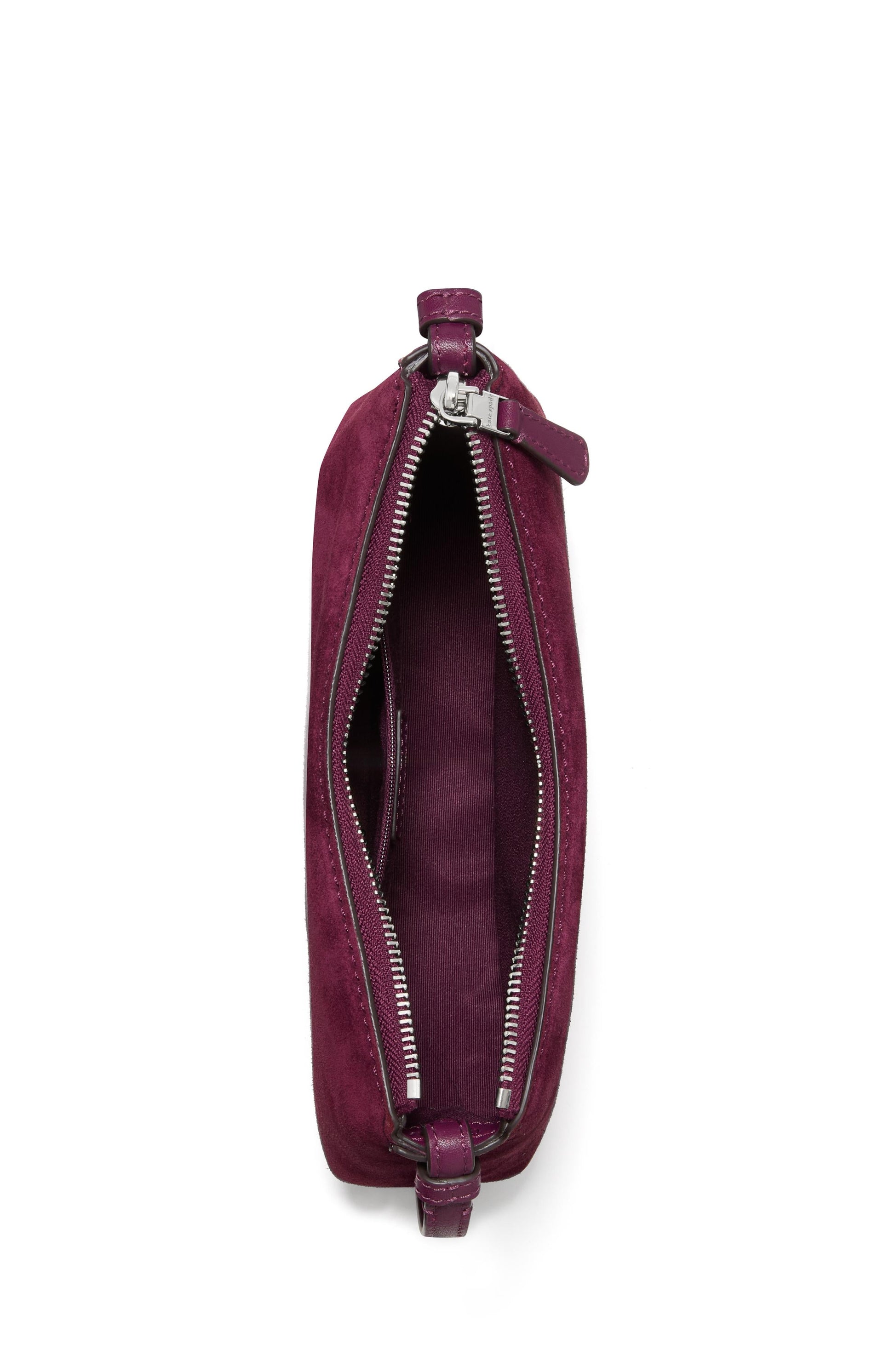 KN343-Loop Suede Crossbody-Purple Agate