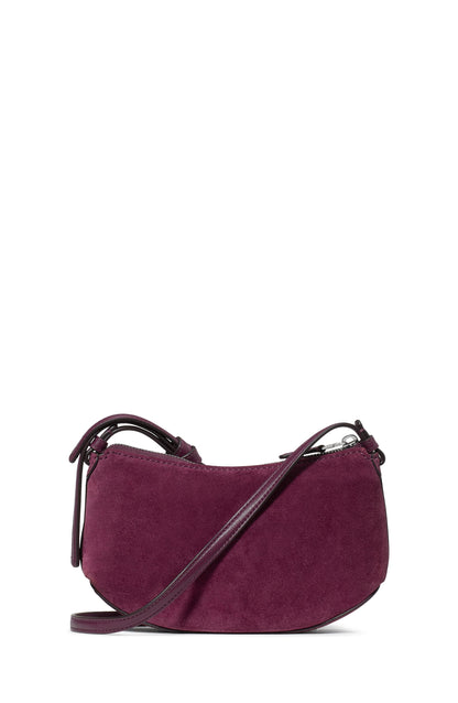 KN343-Loop Suede Crossbody-Purple Agate