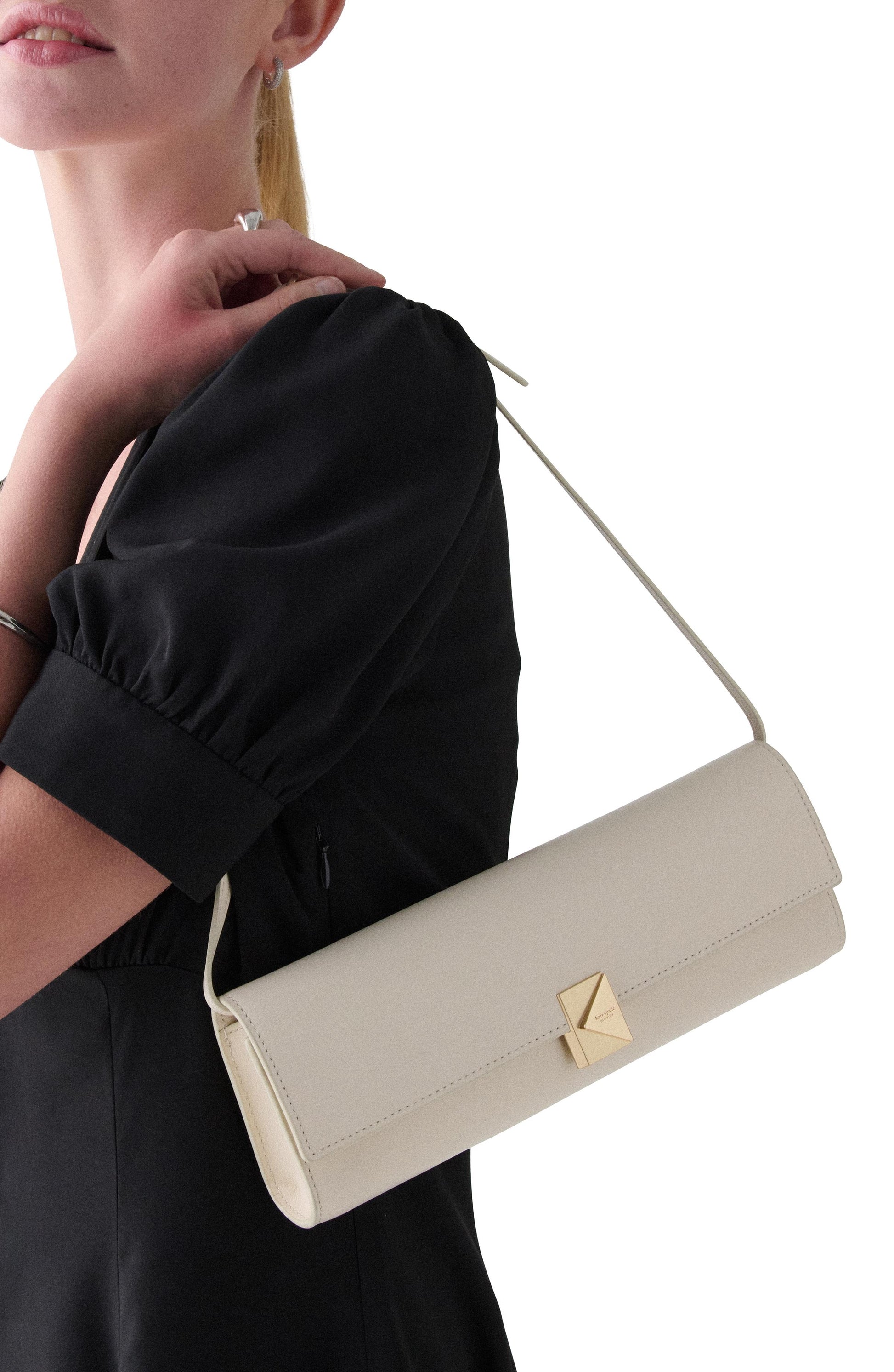 KN378-Deco Soft Mini Shoulder-Cashew Milk